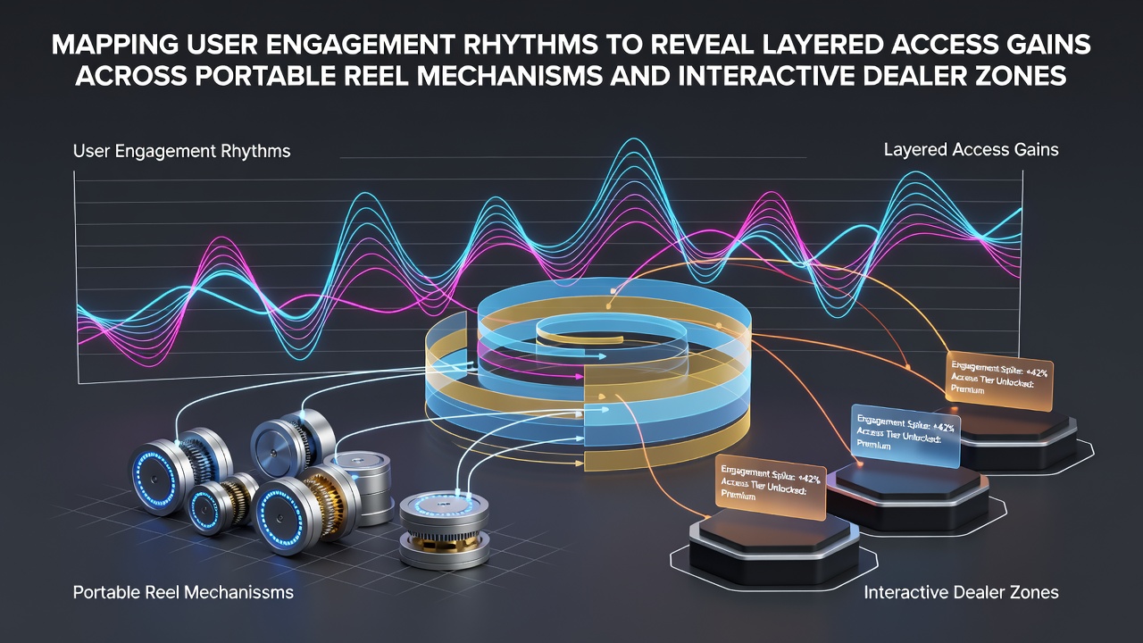 Darstellung von Engagement-Rhythmen in mobilen Casino-Umgebungen mit Fokus auf Walzen und Live-Dealer